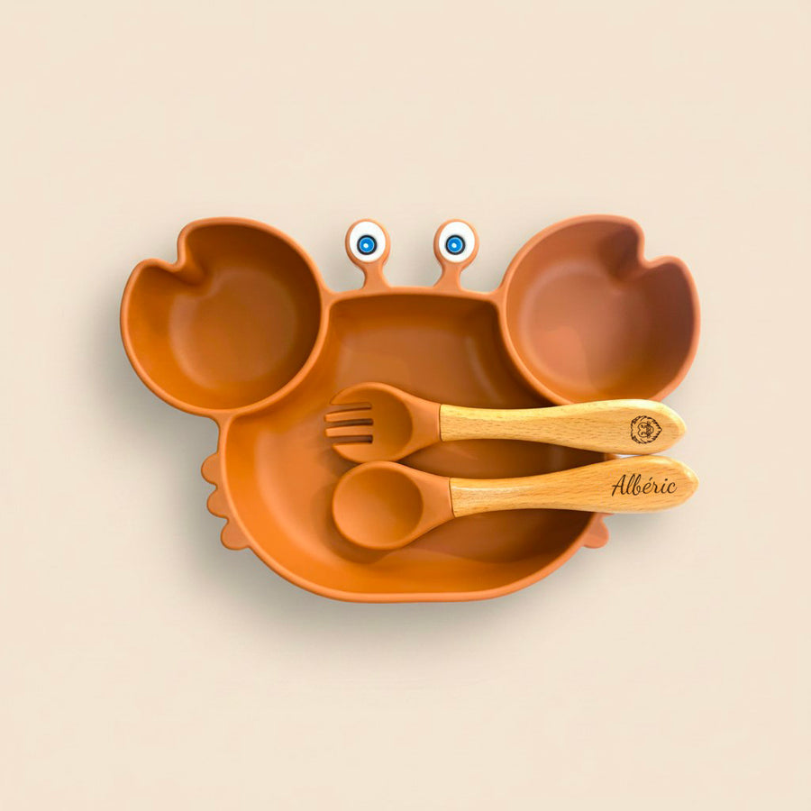 Assiette crabe