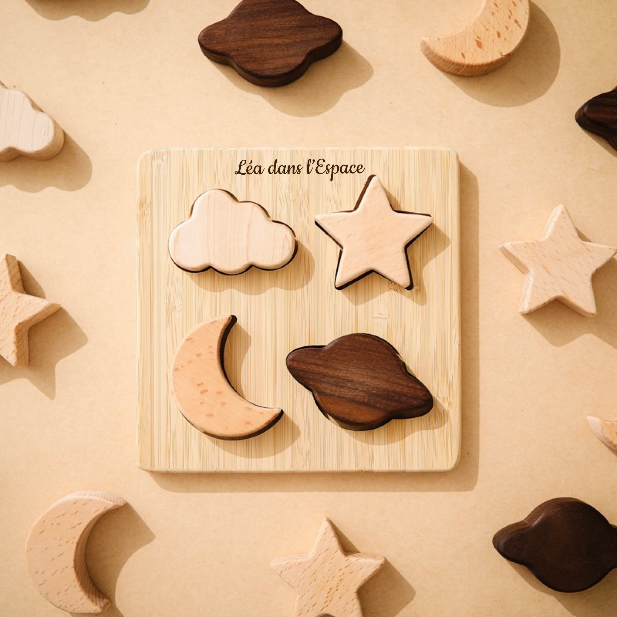 Beberolen Puzzles en bois pour tout-petits Montessori Jouets pour